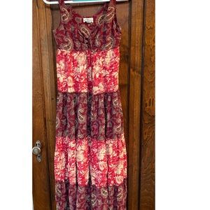 Denim & Supply Ralph Lauren Red Paisley Dress